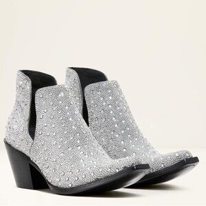 Ariat Silver Ankle Boots